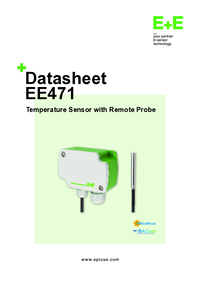 Thumbnail of document Data Sheet - EE471 Temperature Sensor